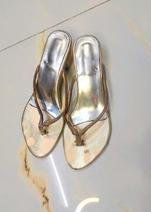 Elegant Gold Heels