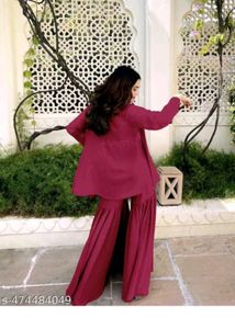 Red Pant Suit with Jacket