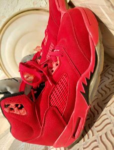 ✨️ Imported Nike Air Jordan Retro 5 Red 1st Copy