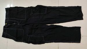 BERSHKA cotton Baggy Cargos(Unisex)