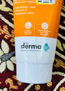 (80 g) The Derma Co Sunscreen SPF 50 PA++ ++1%