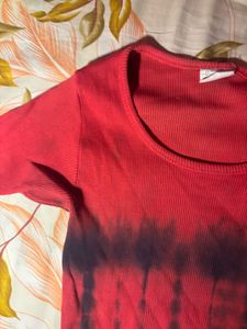 red vintage top