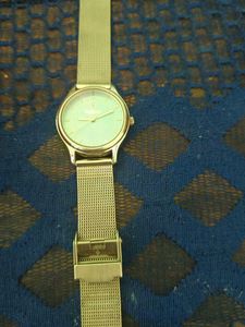 Stylish Light Blue Mesh Watch