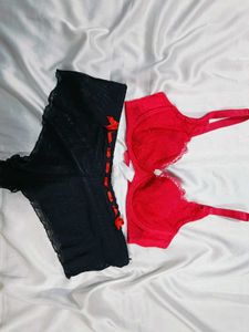 🇳🇿💫🎀Red Lace Bra &amp; Panty Set