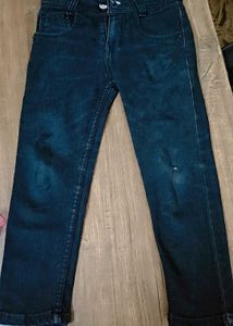 Wild Heart&#34; Yellow Top &amp; Black Jeans Set 3-4 Years