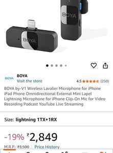 boya mic for youtube