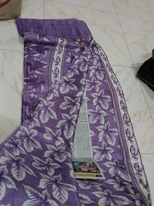 Lavender Saree