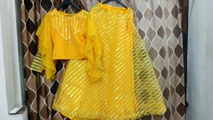 Yellow Lehenga Choli Set