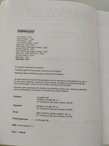 Pharmacology Practical Book For 2nd Professional Exam