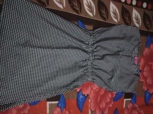 Check Print Mini Dress