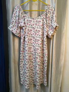 Floral Print Mini Bodycon Dress