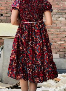 Jaipuri Printed Dress S /M