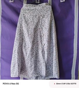 Floral Print Skirt