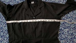 Elegant Black Shirt Dress