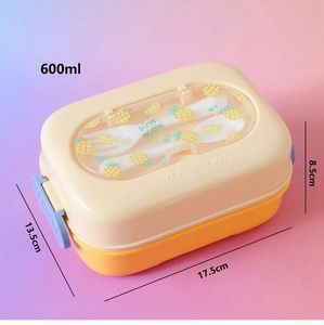 Kawaii Pineapple Lunchbox &amp; Bottle Set