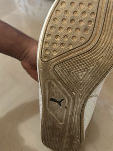 Puma white shoes