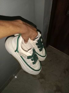 Stylish White CHUNKY STRAP Sneakers