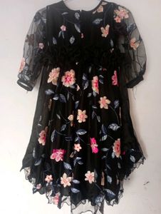 Baby Frock Emported Net Full Umbrella Ghere Up Dow