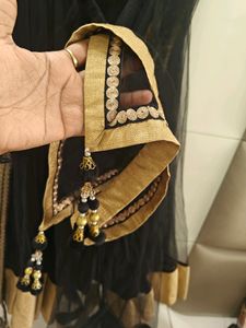 Black Indowestern 3 Piece Dress New