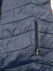 Navy Blue Puffer Jacket