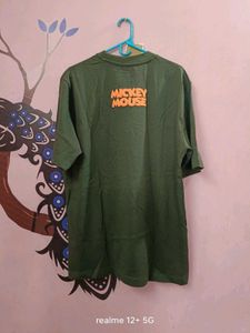 Olive Green Mickey Tee