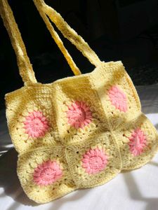 Crochet Aesthetic Tote Bag