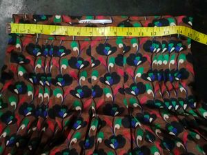 Zara long flared skirt with high waist and pattern