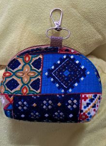 ◾ Ikkat Print Coin Pouch 👝