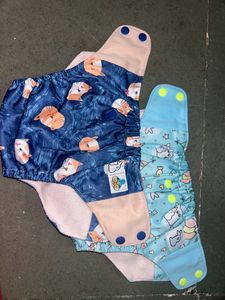 Cloth Diaper - UNO Cloth Diaper Kit with 2 Freesize UNO