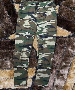 Army Print Pant For Women