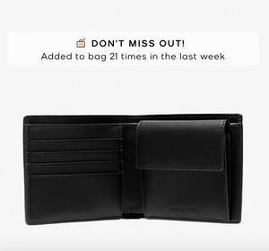 Authentic Michael Kors Black Wallet