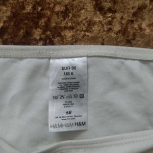 H&amp;M White Bottom