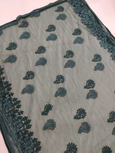 Elegant Green Net Dupatta
