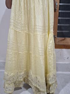 Very Nice Party wear Skirt With Shirt With Duppata .fabric Silk And Sheffon Duppata