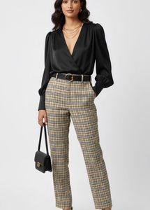 Checked  Trousers