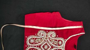 Skirt Blouse And Shrug ( 3 Piece)