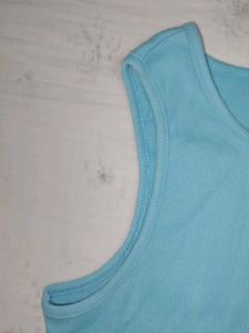 Blue H&amp;M Crop Top