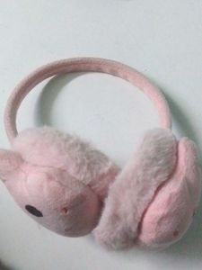 Pink Bunny Earmuffs