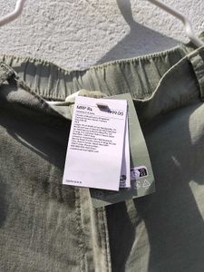 H&amp;M Straight Linen Blend Trouser