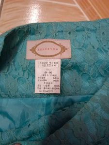 Y2K Blue Lace Mini Skirt Fairycore Coquette