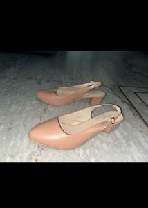 March loire Nude Slingback Heel