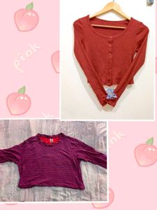 Crop Fitted Tops set -3 (women's)