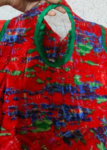 Red Full Long Frok