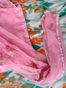 Lehenga Saree in pink colour