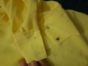 Madame Yellow Ruffled Lace Top
