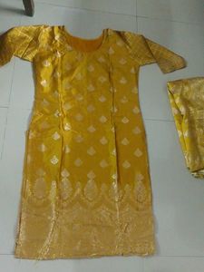 Banarsi Silk Kurti Set Clearance Sale Low Price