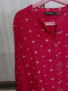 Pink Printed Kurti