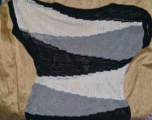 Colourblock Wool top