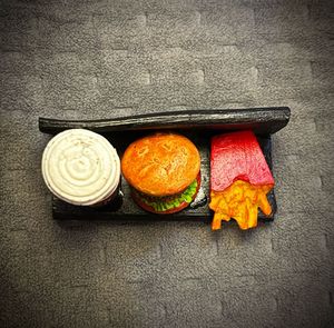 Burger, Fries &amp; Coke Fridge Magnet