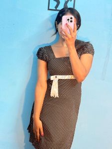 Polka Dot Mini Dress